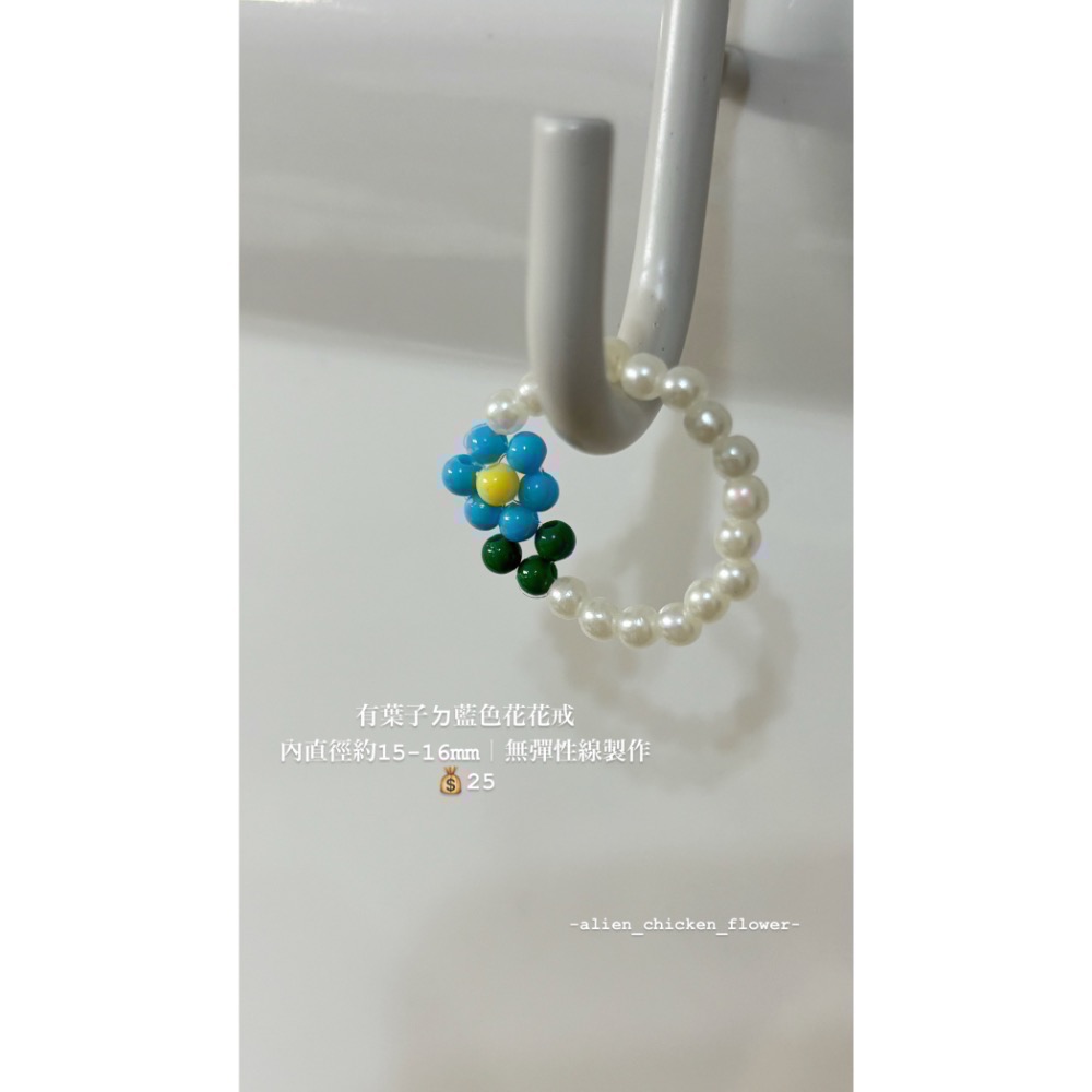 有葉子ㄉ藍色小花