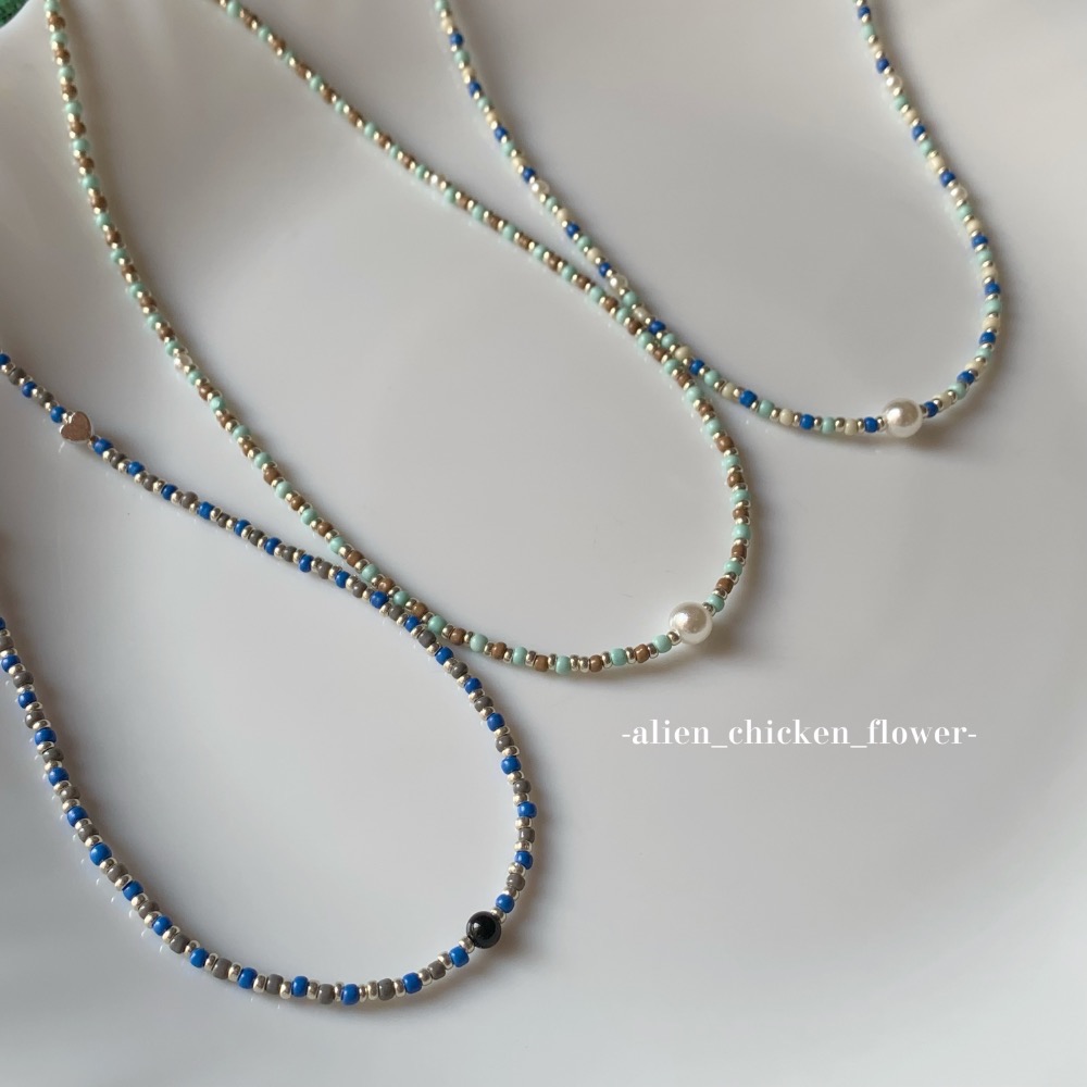 ￼𝓐𝓬𝓯🍿外星家ㄟ串珠項鍊·͜· 落葉知秋🍂·͜· 手工串珠·͜· 串珠項鍊·͜· 項鍊·͜·韓系串珠項鍊-細節圖5
