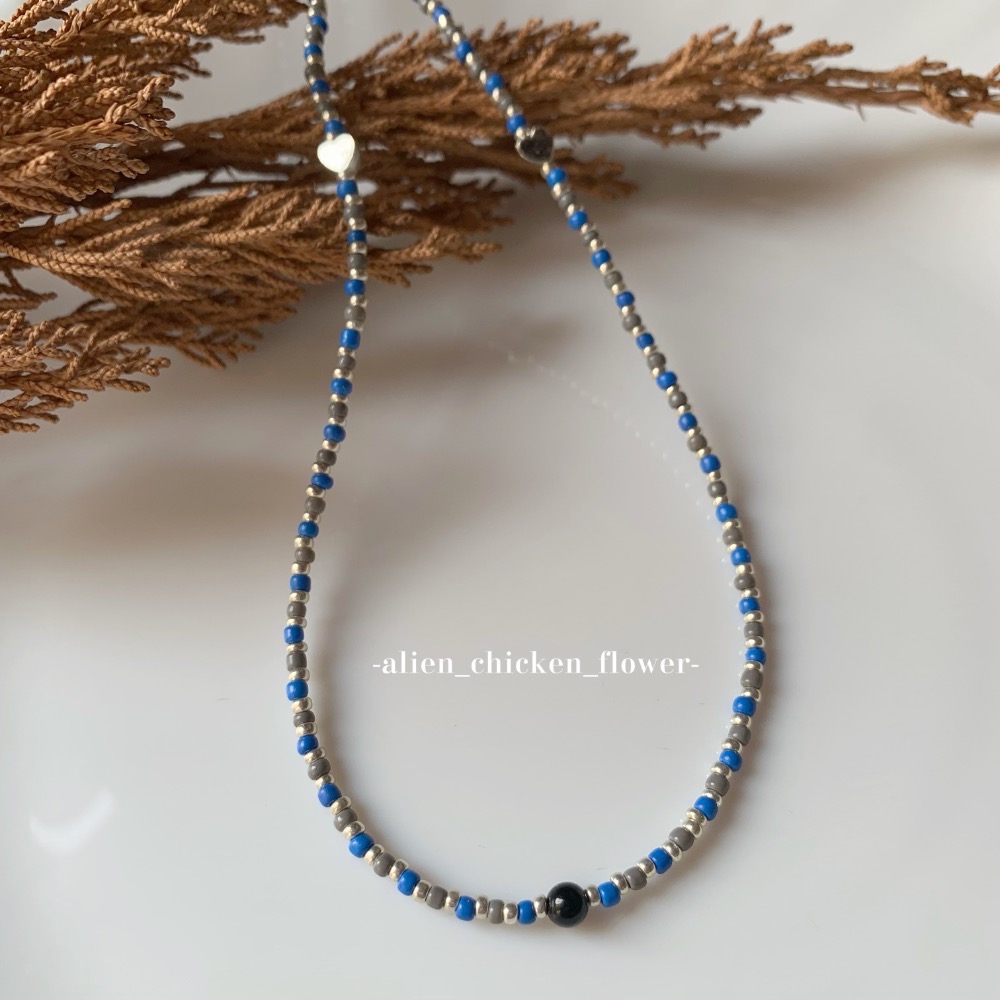 ￼𝓐𝓬𝓯🍿外星家ㄟ串珠項鍊·͜· 落葉知秋🍂·͜· 手工串珠·͜· 串珠項鍊·͜· 項鍊·͜·韓系串珠項鍊-細節圖9