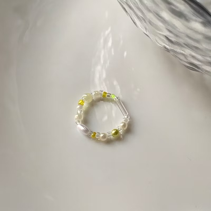 𝓐𝓬𝓯🍿外星家ㄟ串珠戒指·͜· 美人魚ㄉ友誼戒指·͜· 手工串珠·͜· 串珠戒指·͜· 戒指·͜·-規格圖10