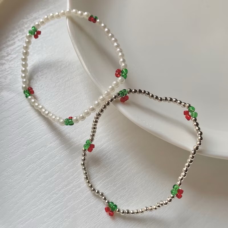 𝓐𝓬𝓯🍿外星家ㄟ串珠手鍊·͜· 超級可愛小櫻桃🍒串珠手鍊·͜· 手工串珠·͜· 串珠手鍊·͜· 手鍊·͜·-細節圖3