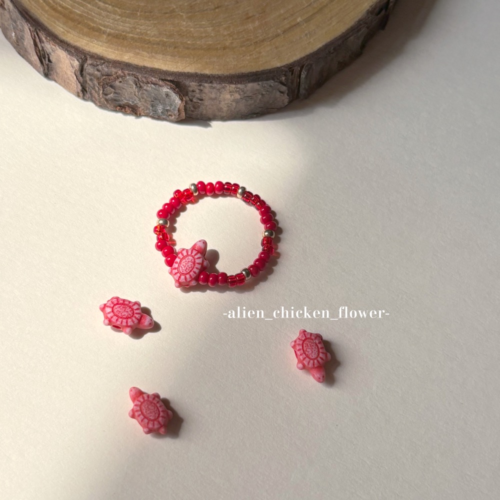 富貴吉祥又長壽紅龜粿小戒指🐢🧧🎊