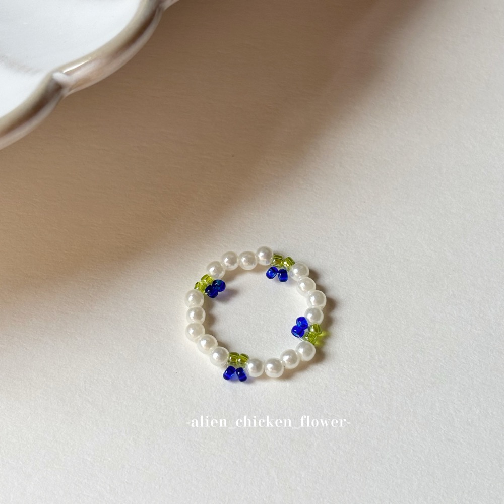 𝓐𝓬𝓯🍿外星家ㄟ串珠戒指·͜· 透透小藍莓🫐系列·͜· 手工串珠·͜· 串珠戒指·͜· 戒指·͜·-規格圖8