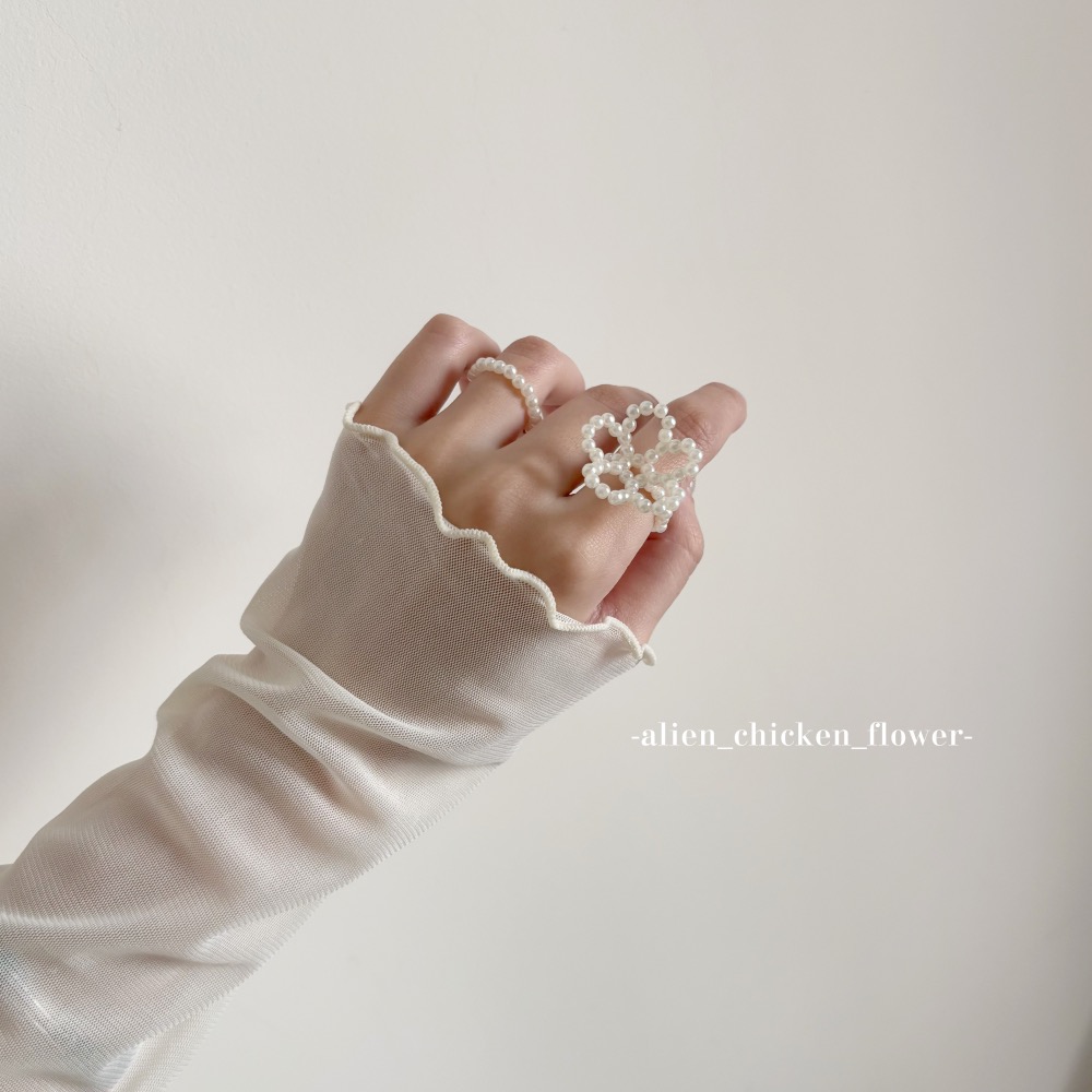 𝓐𝓬𝓯🍿外星家ㄟ串珠戒指·͜· 哇！是優雅ㄉ大花花🩰✨系列戒指·͜· 手工串珠·͜· 串珠戒指·͜· 戒指·͜-細節圖2