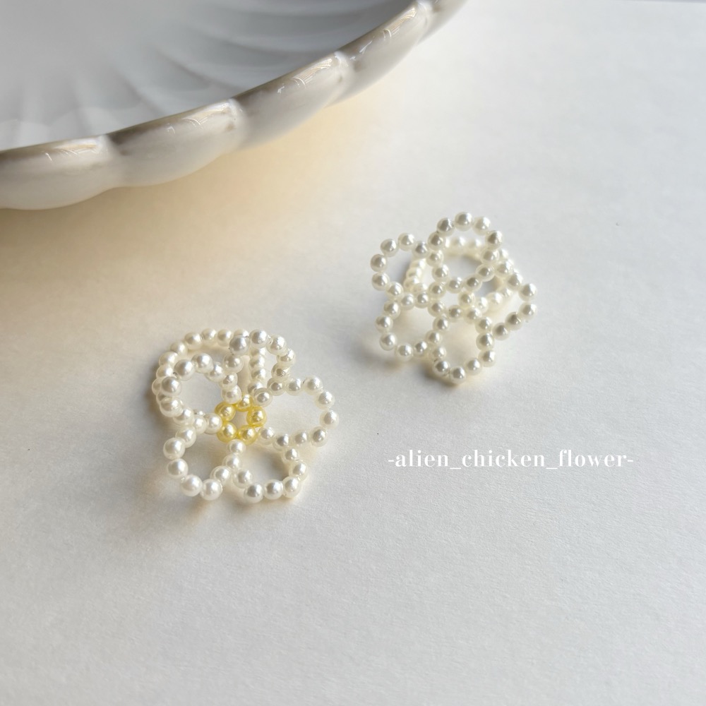 𝓐𝓬𝓯🍿外星家ㄟ串珠戒指·͜· 哇！是優雅ㄉ大花花🩰✨系列戒指·͜· 手工串珠·͜· 串珠戒指·͜· 戒指·͜-細節圖7