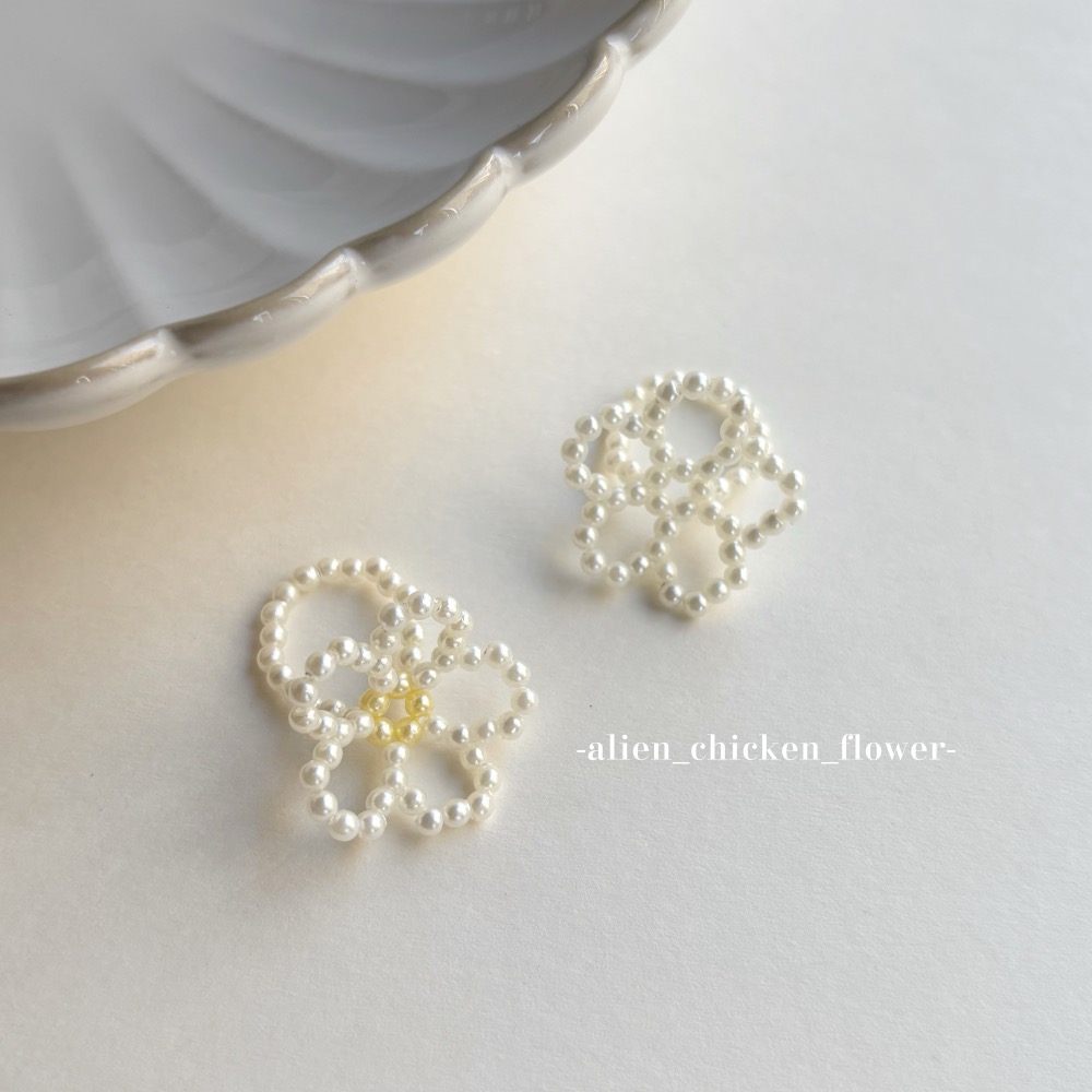 𝓐𝓬𝓯🍿外星家ㄟ串珠戒指·͜· 哇！是優雅ㄉ大花花🩰✨系列戒指·͜· 手工串珠·͜· 串珠戒指·͜· 戒指·͜-細節圖8