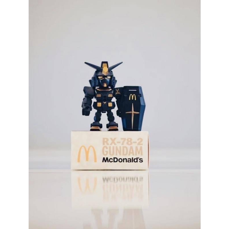 現貨 McDonald＇s x Gundam 黑金鋼彈公仔-細節圖3