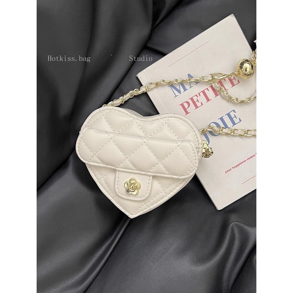 菱格愛心迷你包-細節圖2