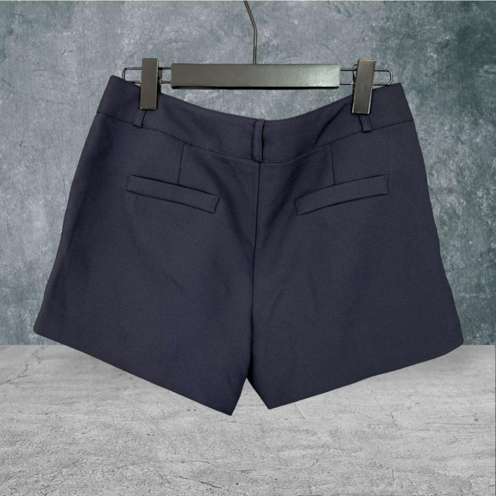 二手 SSUNNY 韓國製 黑 彈性西裝布兩側口袋 短褲 VA708﹝凡賽蘇﹞-細節圖3