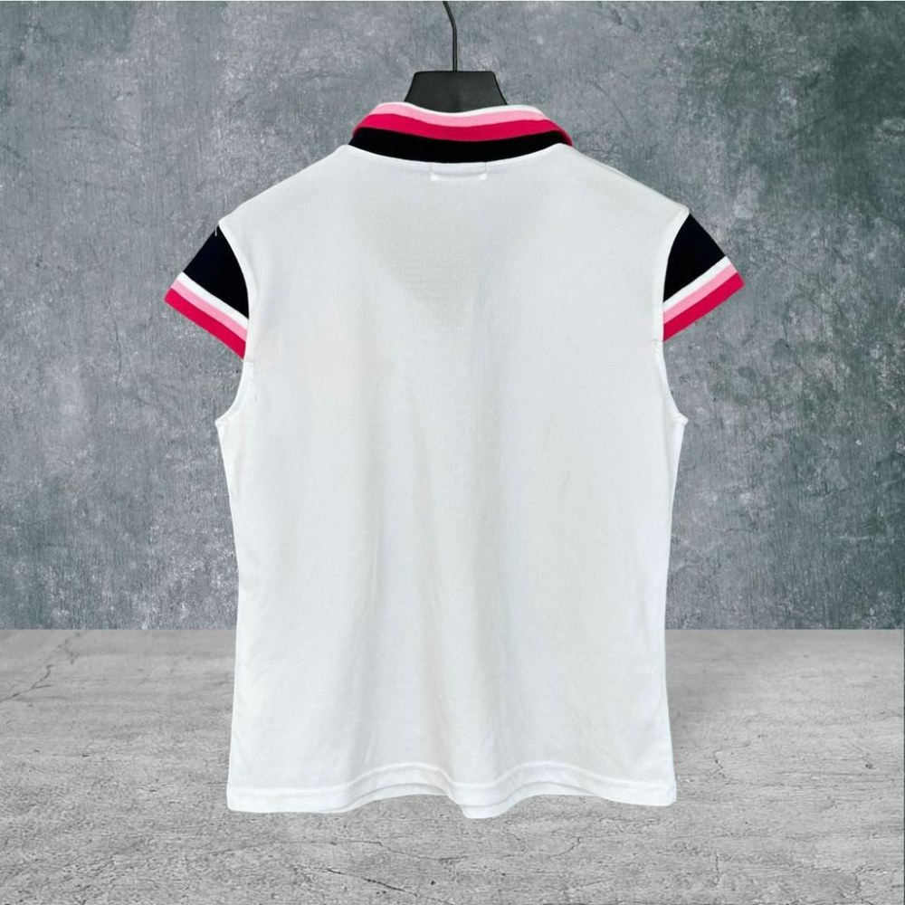二手 Olive Oyl 白色 棉質V領彩色造型螺紋刺繡奧莉薇T恤 短袖 上衣 VA521 ﹝凡賽蘇﹞-細節圖3