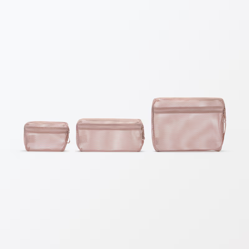 【預購】日本 MUJI 無印良品 立體網格收納包-規格圖11