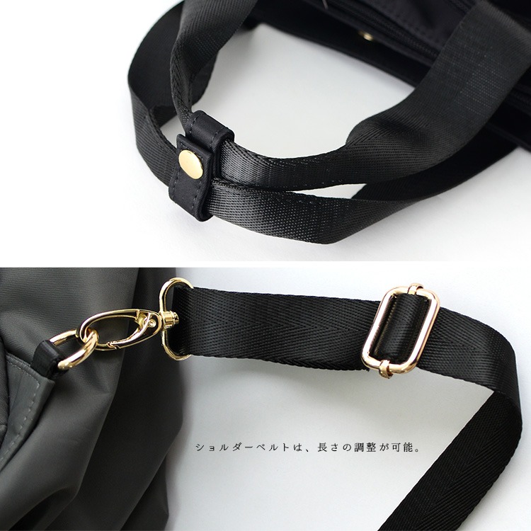 【預購】日本 aroco 多口袋尼龍背包-細節圖10