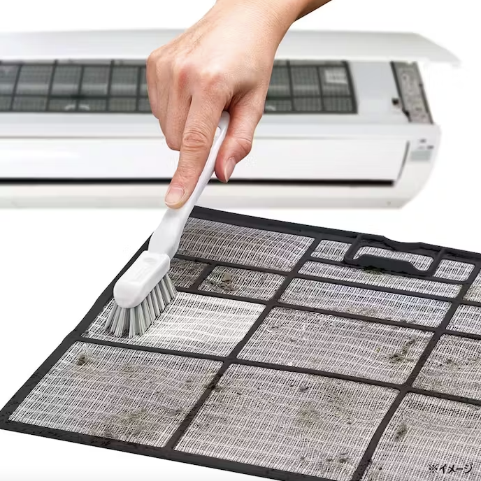 【預䐟】日本製 Mameita 冷氣濾網清潔刷-細節圖4
