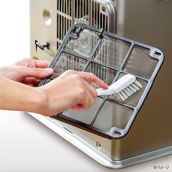 【預䐟】日本製 Mameita 冷氣濾網清潔刷-細節圖5