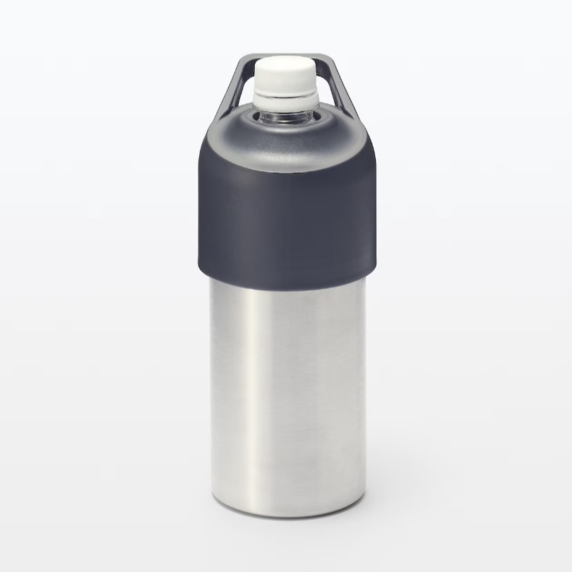 【預購】日本限定 MUJI 無印良品 保特瓶專用不銹鋼保冷瓶-細節圖5