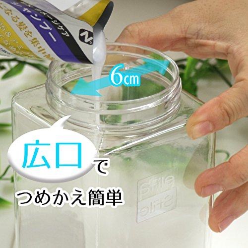 【預購】日本 LEC Sfile分裝按壓瓶 800ML(白)-細節圖3