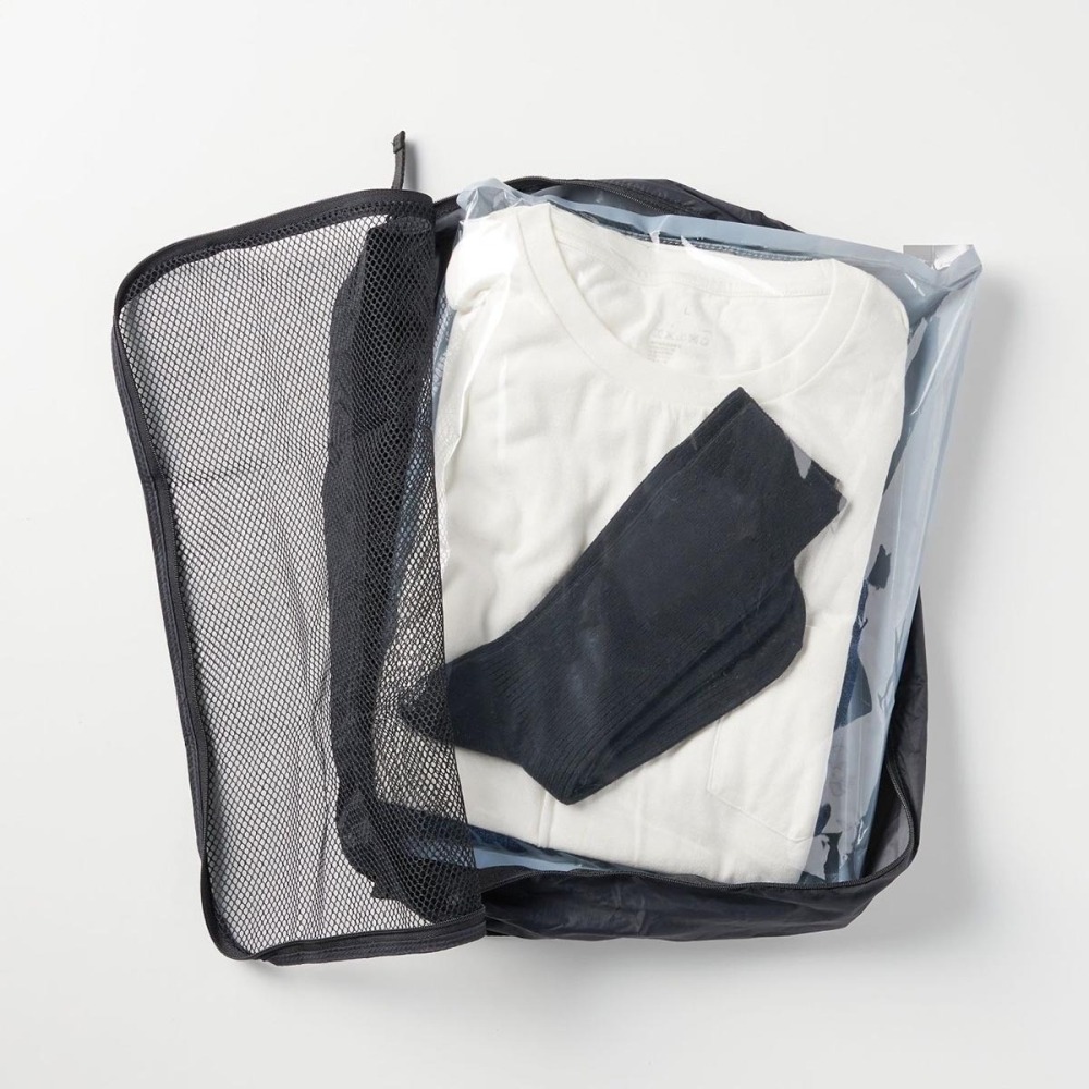 【預購】日本製 MUJI 無印良品 衣物壓縮袋 2件組-細節圖5