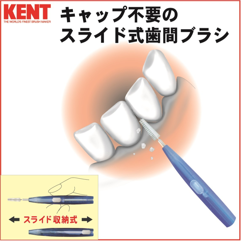 【預購】日本製 KENT 牙間刷6支入（S）-細節圖2