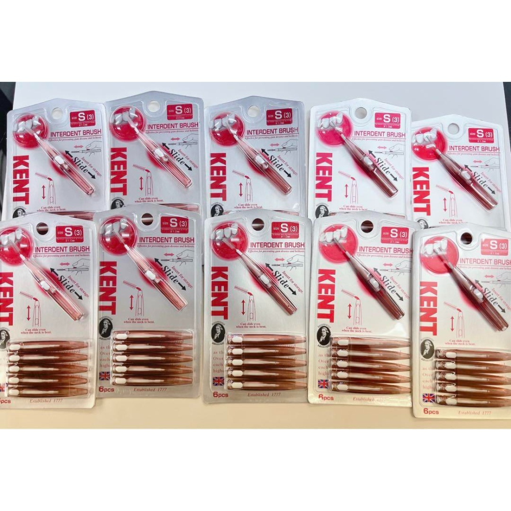 【預購】日本製 KENT 牙間刷6支入（S）-細節圖7