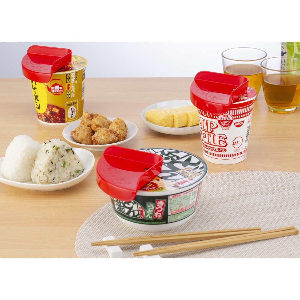 【預䐟】日本 INOMATA 杯麵蓋架-細節圖3