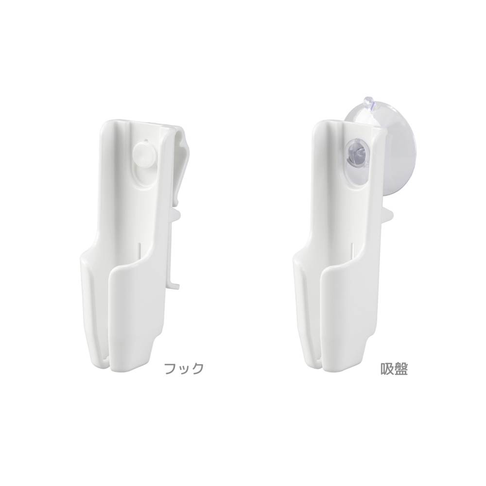 【預購】日本 INOMATA 2WAY海綿刷水槽吸盤支架-細節圖2