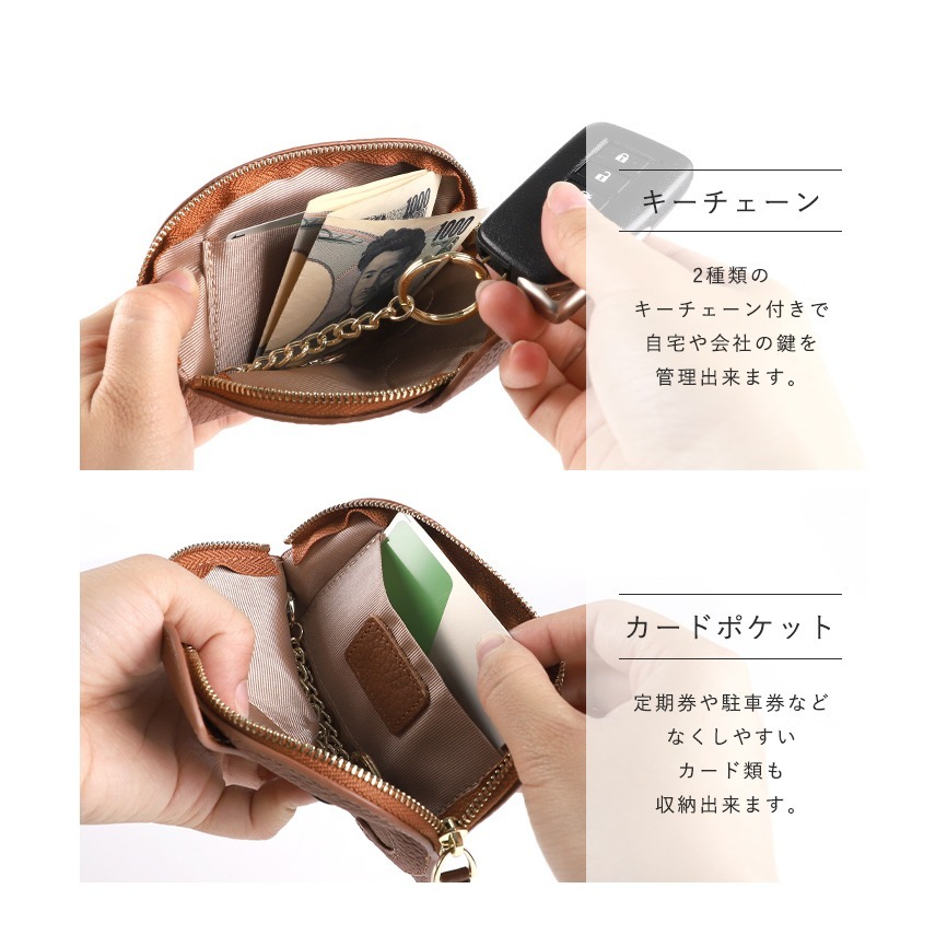 【預購】日本 LIZDAYS 大象皮革零錢包-細節圖10