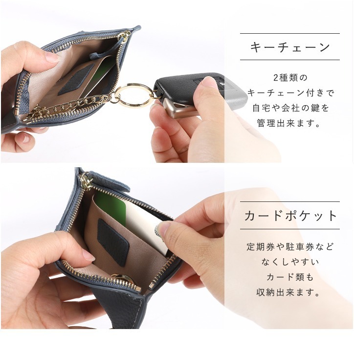 【預購】日本 LIZDAYS 貓咪皮革零錢包-細節圖7