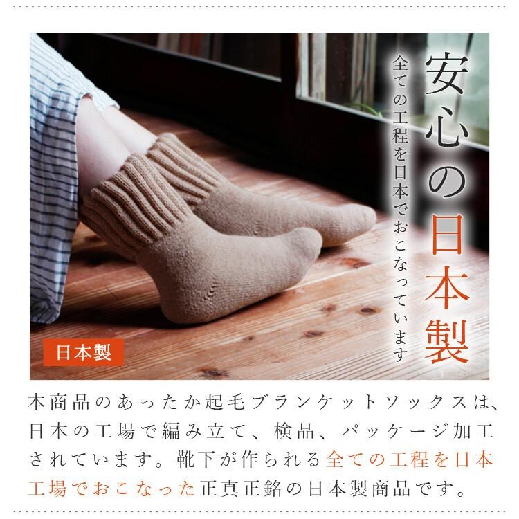 【預購】日本製 HOME 加厚溫暖刷毛襪-細節圖4