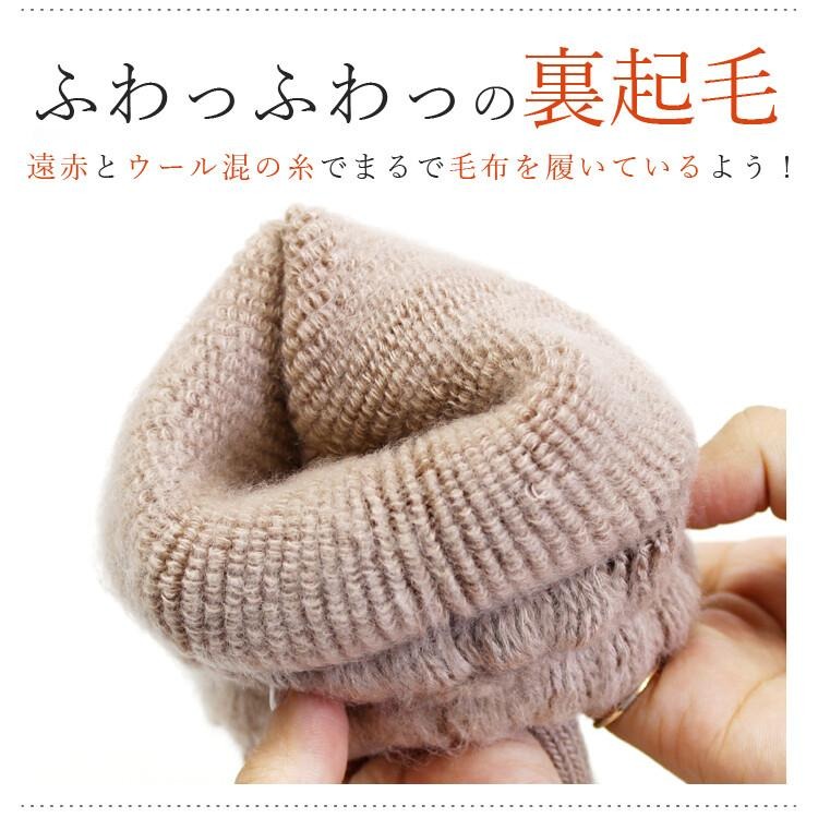 【預購】日本製 HOME 加厚溫暖刷毛襪-細節圖7