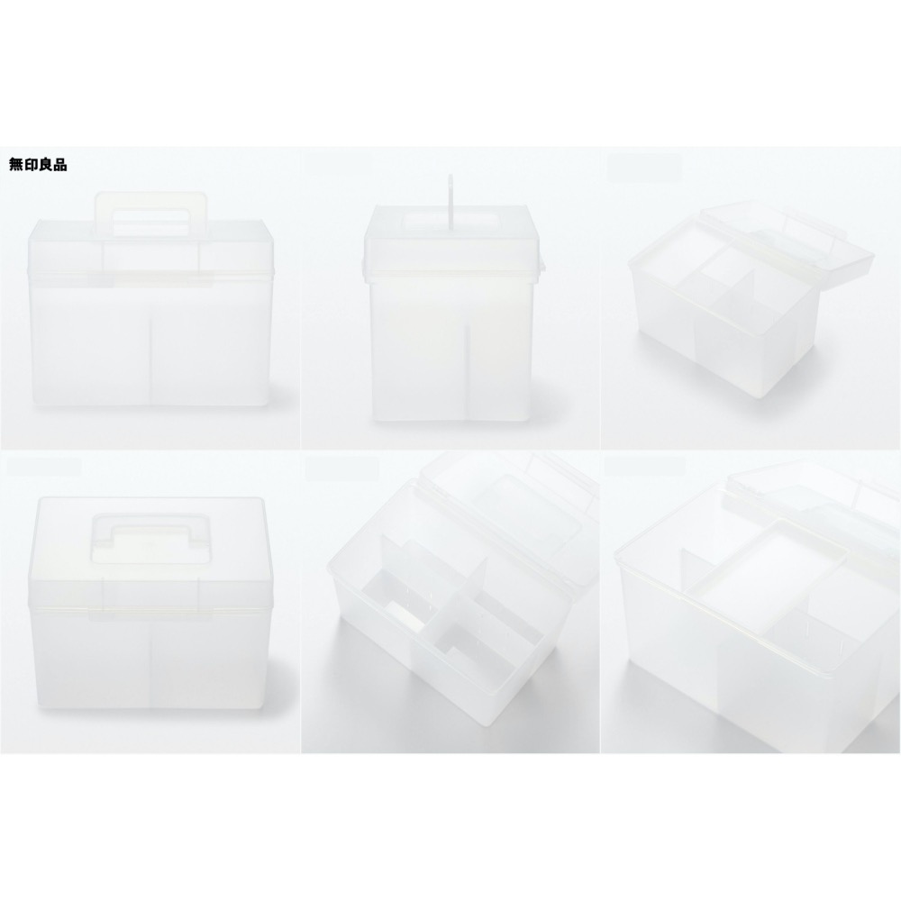 【預購】日本製 MUJI 無印良品 聚丙烯急救箱 收納箱-細節圖2