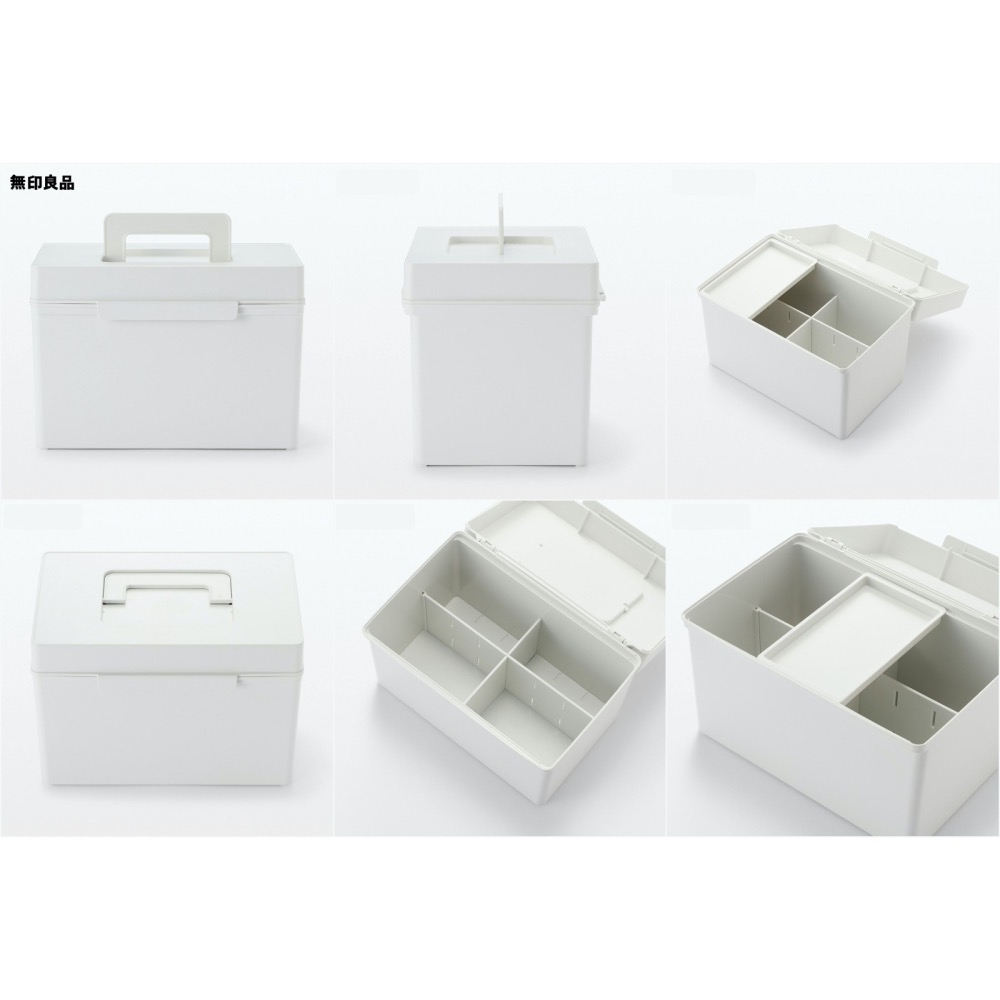 【預購】日本製 MUJI 無印良品 聚丙烯急救箱 收納箱-細節圖3