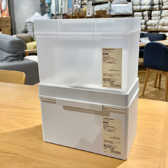 【預購】日本製 MUJI 無印良品 聚丙烯急救箱 收納箱-細節圖5