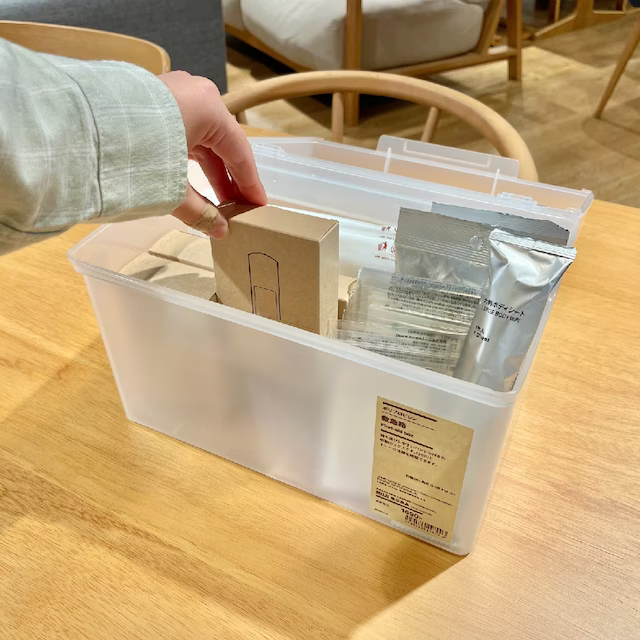 【預購】日本製 MUJI 無印良品 聚丙烯急救箱 收納箱-細節圖7