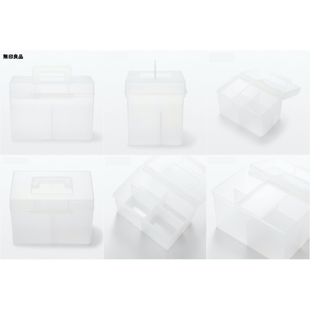 【預購】日本製 MUJI 無印良品 聚丙烯急救箱 收納箱-細節圖2