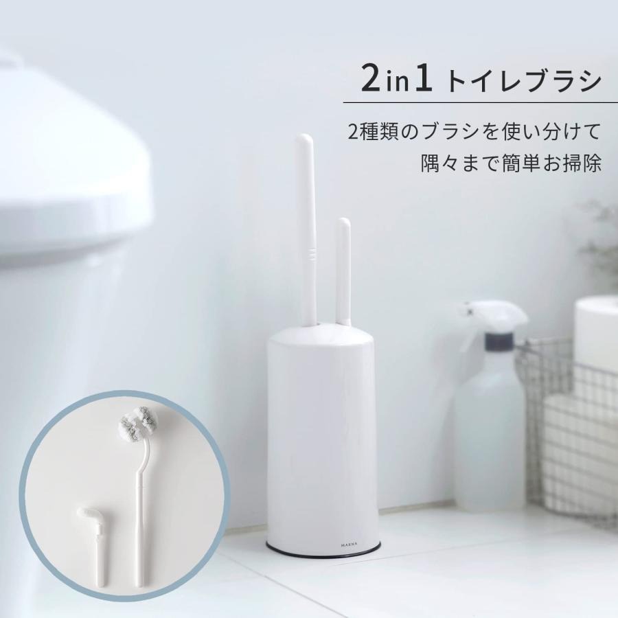 【預購】日本製 MARNA 馬桶刷座組 / 馬桶補充刷-細節圖2