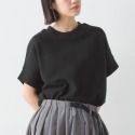 【預購】日本 OMNES  波紋雙面設計短袖上衣-規格圖11