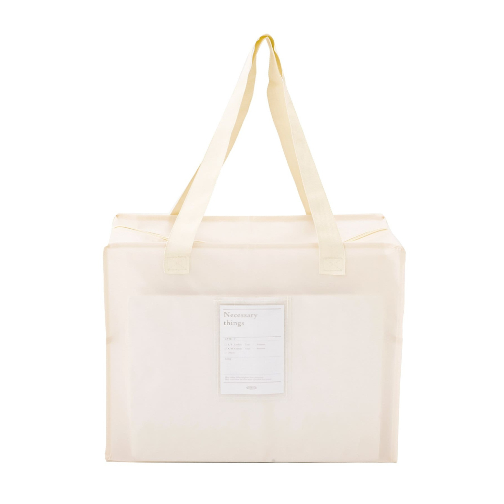 【預購】日本 3COINS 半透明收納提袋(L)-細節圖4