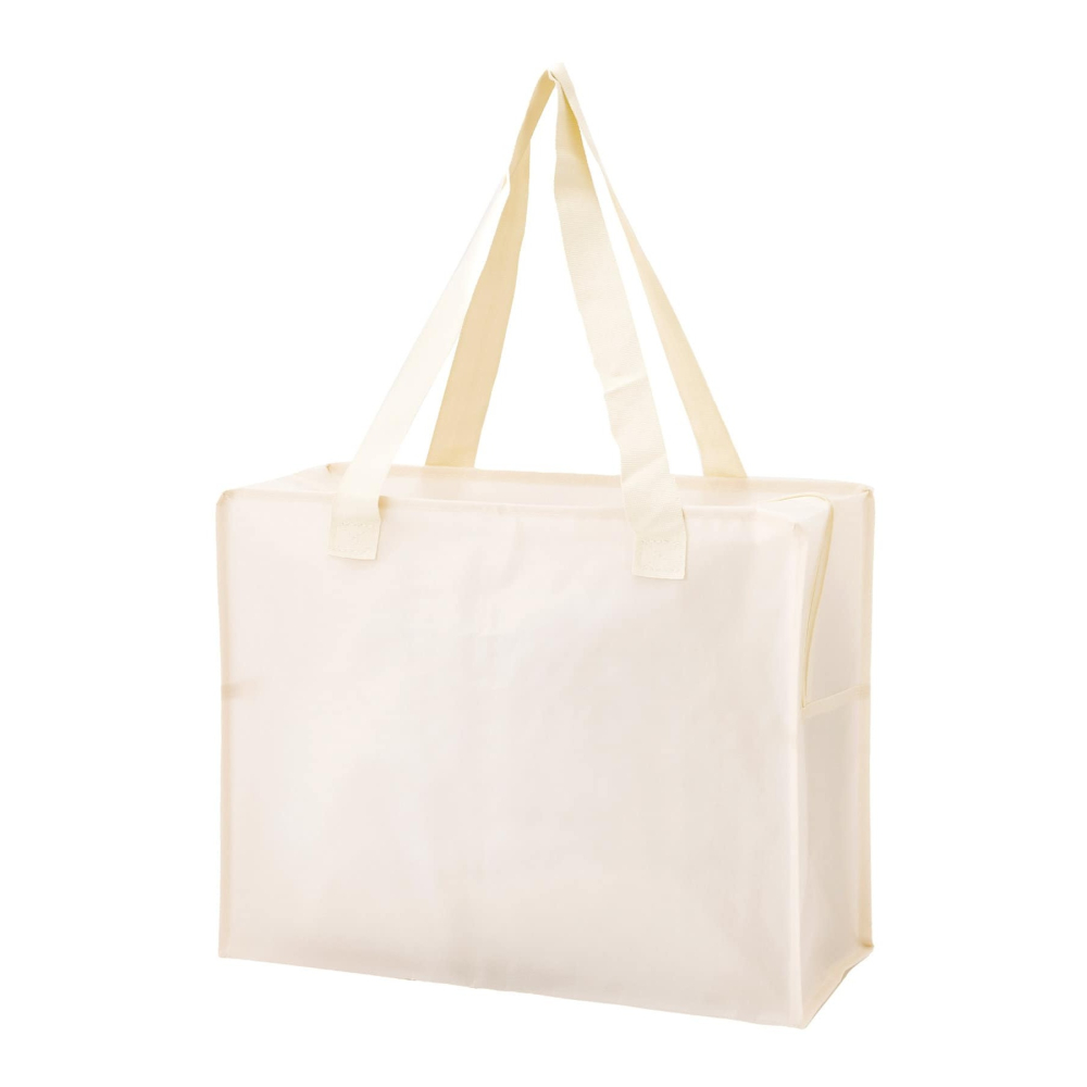 【預購】日本 3COINS 半透明收納提袋(L)-細節圖5