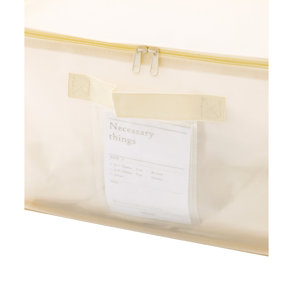 【預購】日本 3COINS 半透明收納箱(寬型)-細節圖6