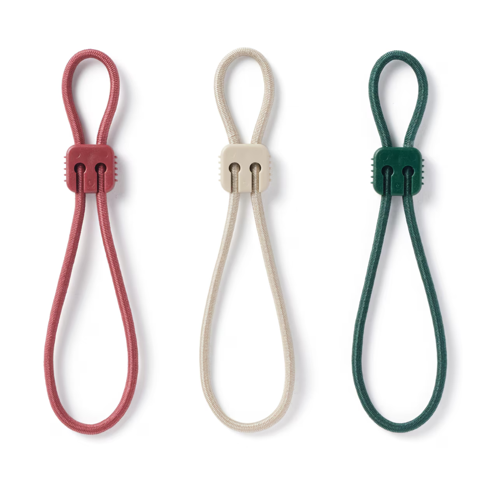 【預購】日本製 MUJI 無印良品 可固定矽膠束帶（三色組）-規格圖11