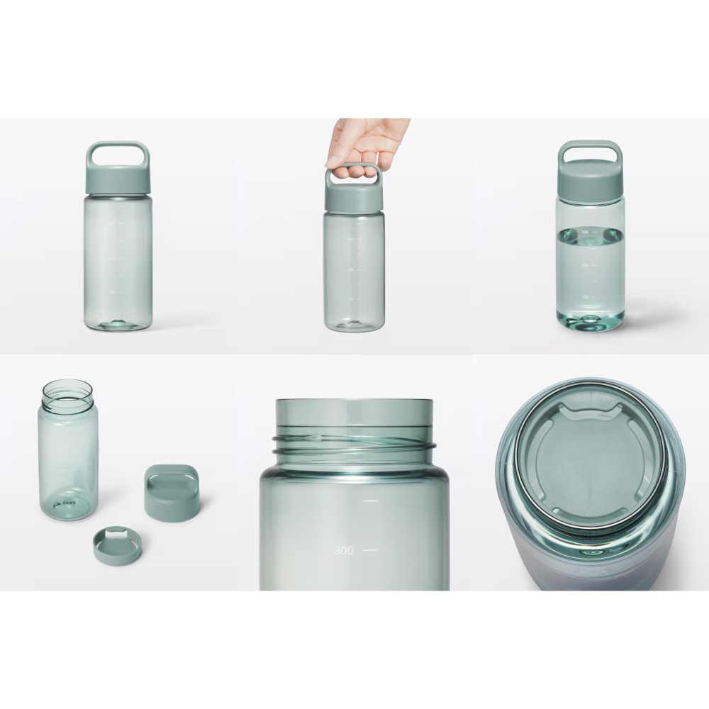 【預購】日本限定 MUJI 無印良品 便攜刻度水瓶-細節圖2
