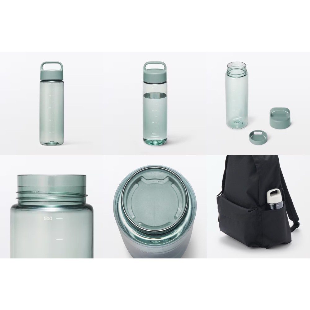 【預購】日本限定 MUJI 無印良品 便攜刻度水瓶-細節圖6