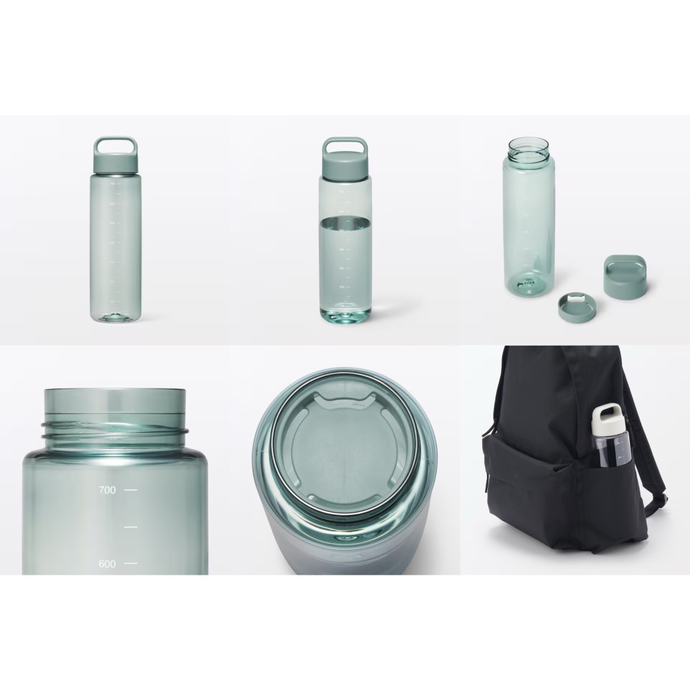 【預購】日本限定 MUJI 無印良品 便攜刻度水瓶-細節圖10
