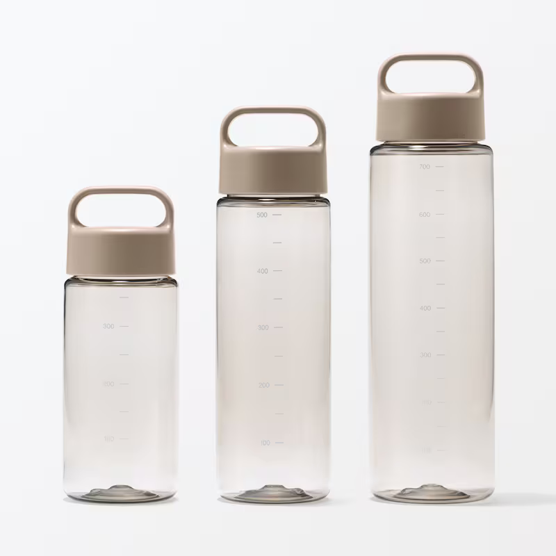 【預購】日本限定 MUJI 無印良品 便攜刻度水瓶-規格圖11