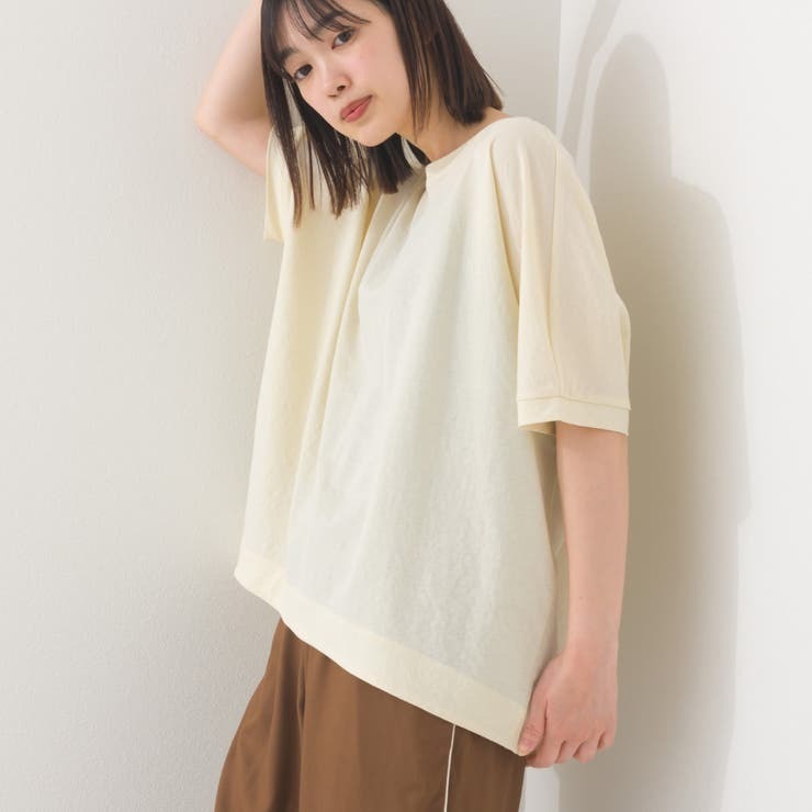 【預購】日本 OMNES 接觸冷感寬版短袖T恤-規格圖10