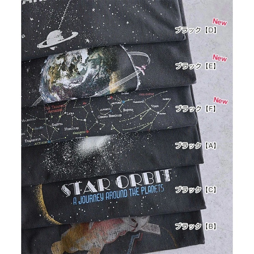 【預購】日本 ANME 宇宙印花 中性短袖T恤 M/L/XL/XXL-細節圖4