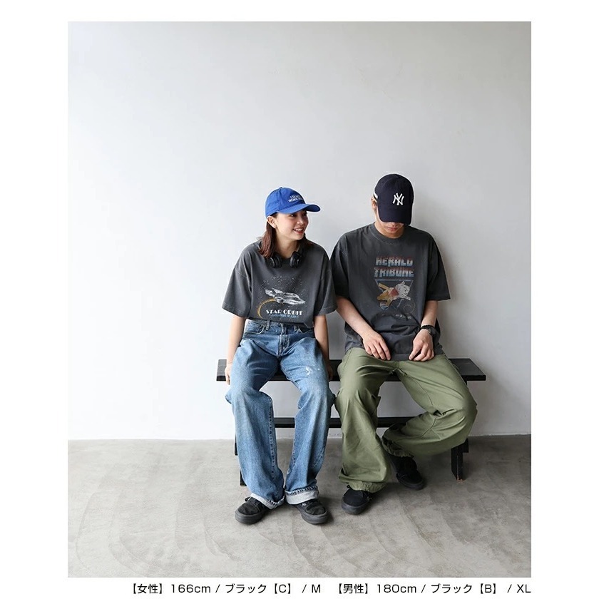 【預購】日本 ANME 宇宙印花 中性短袖T恤 M/L/XL/XXL-細節圖8