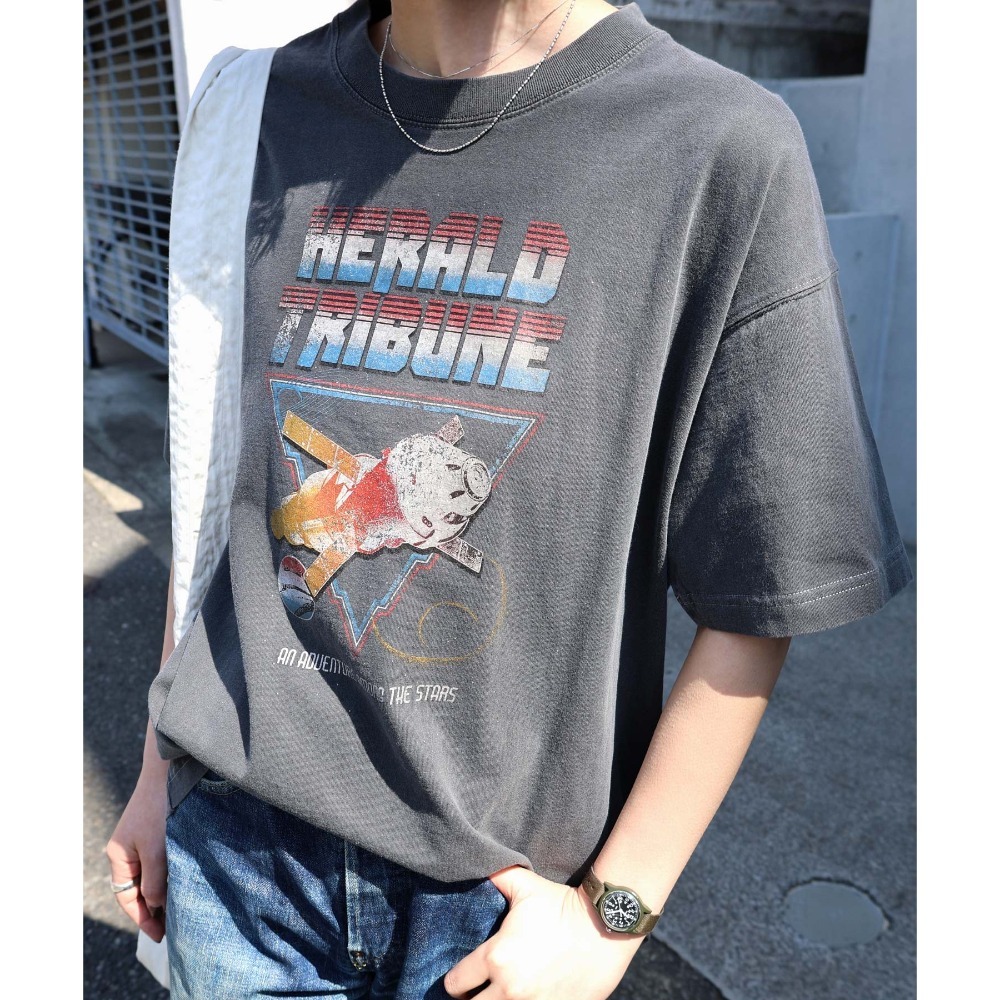 【預購】日本 ANME 宇宙印花 中性短袖T恤 M/L/XL/XXL-規格圖11