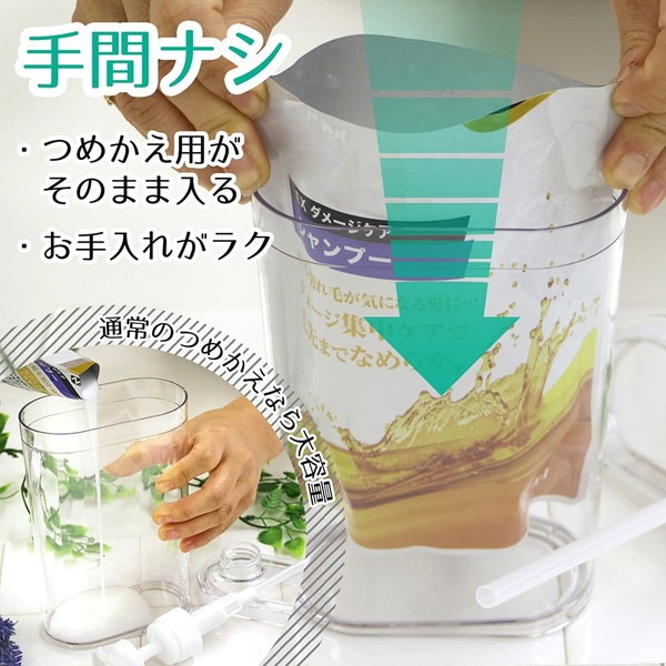 【預購】日本 LEC 按壓空瓶850ml-細節圖2