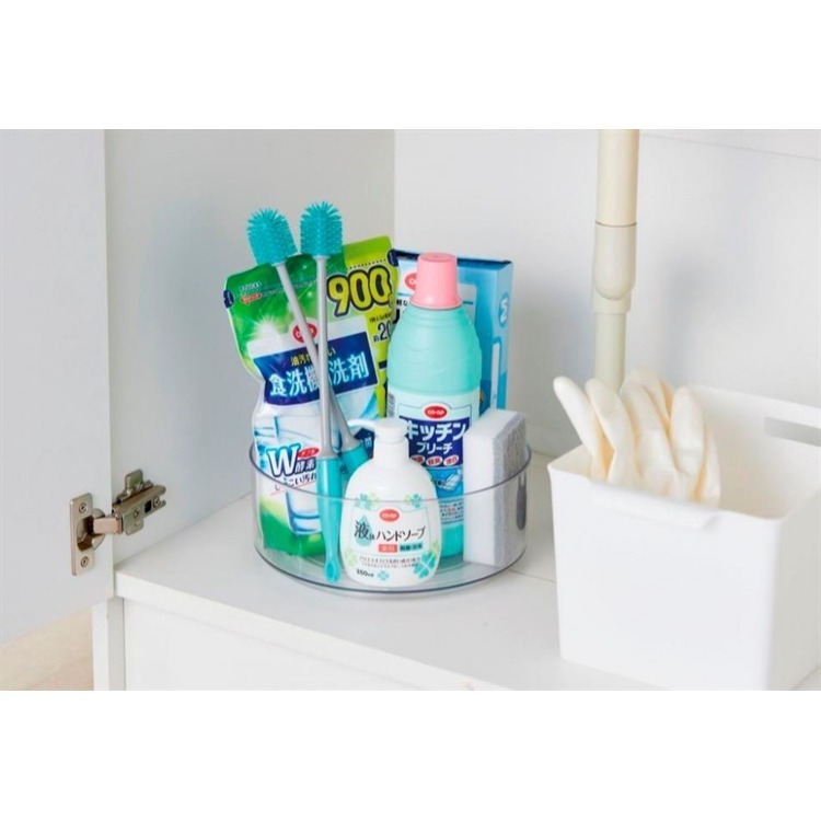 【預購】日本 COGIT 透明冰箱旋轉置物盤 (淺型/深型)-細節圖7